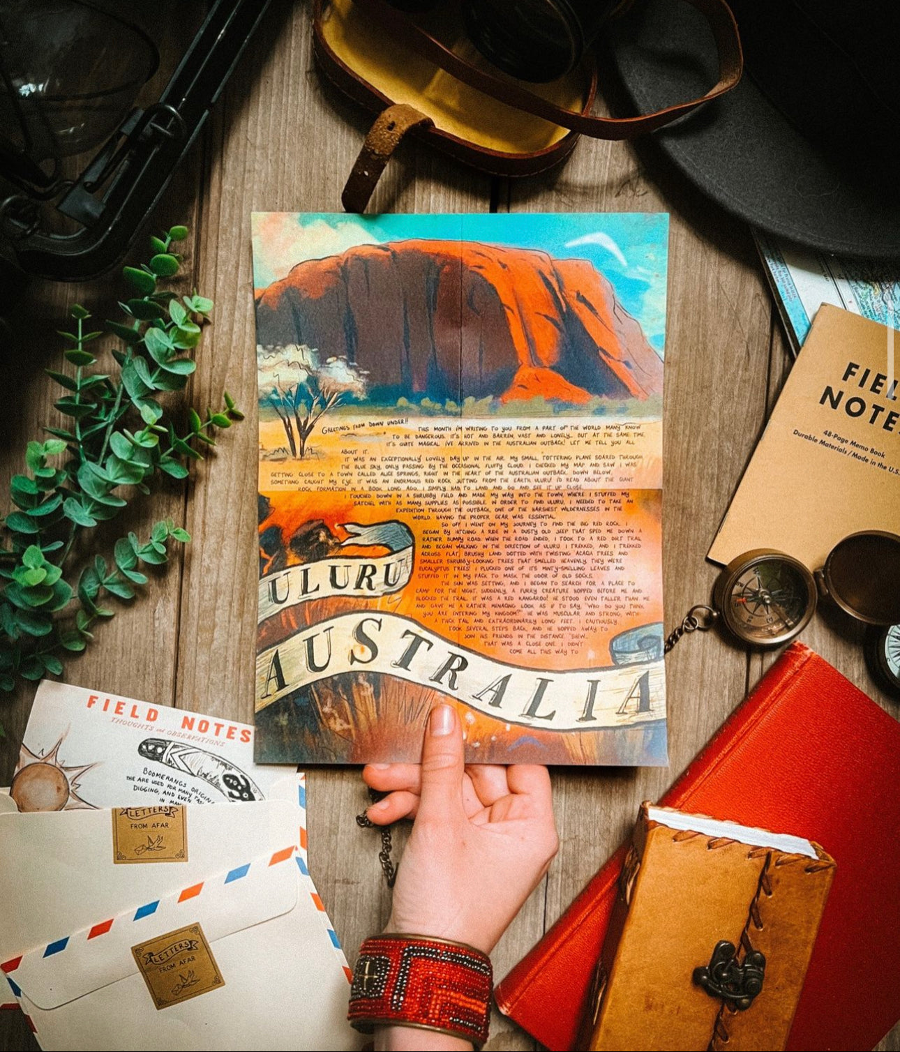 Uluru australia no field notes past letters from afar